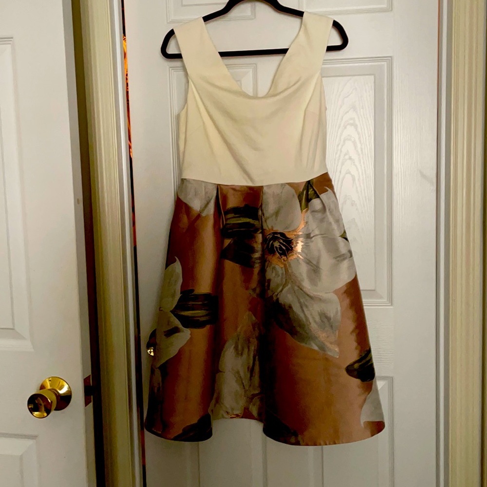 Beautiful cocktail dress by Ted Baker of London.